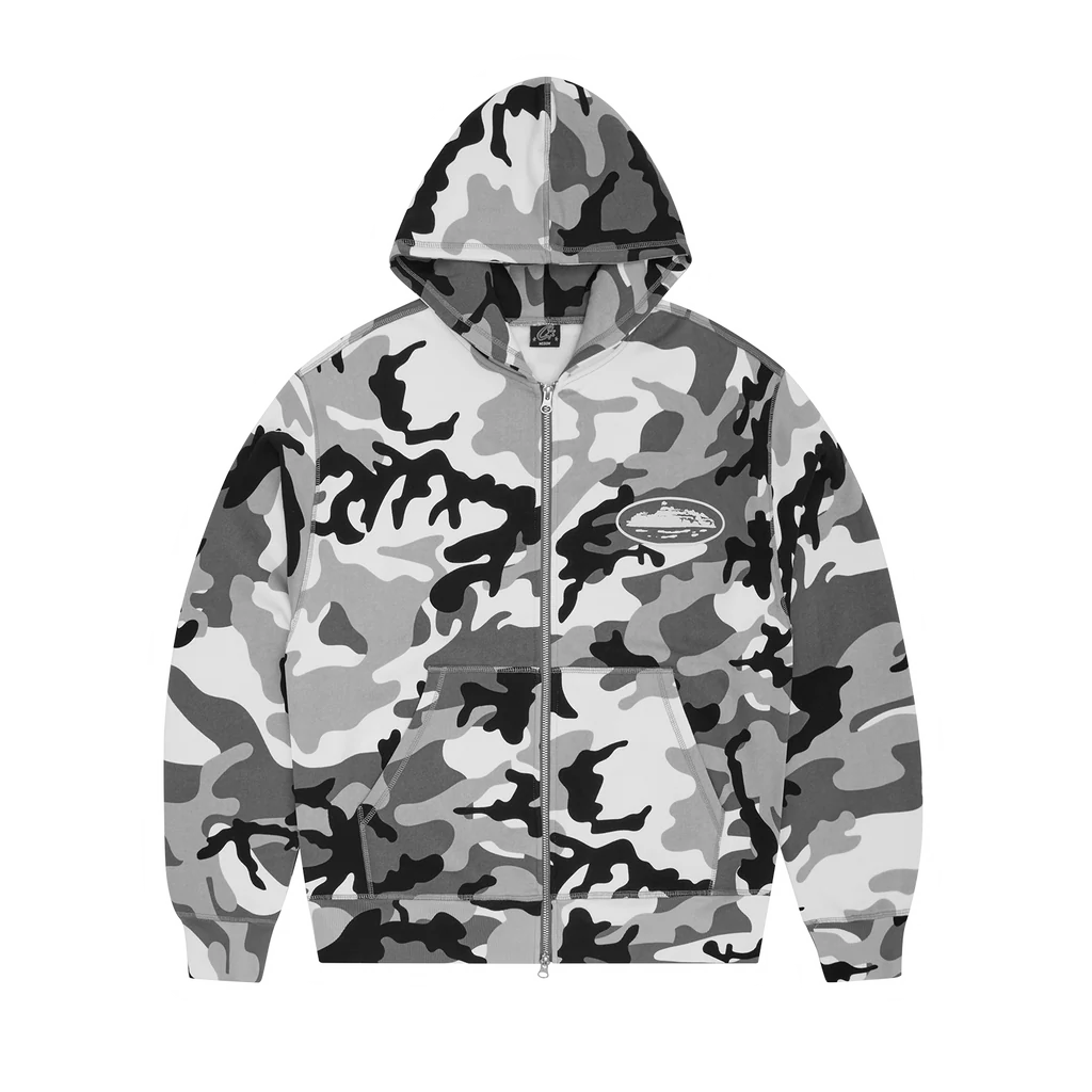 Jaqueta Island Puff Corteiz (camo)